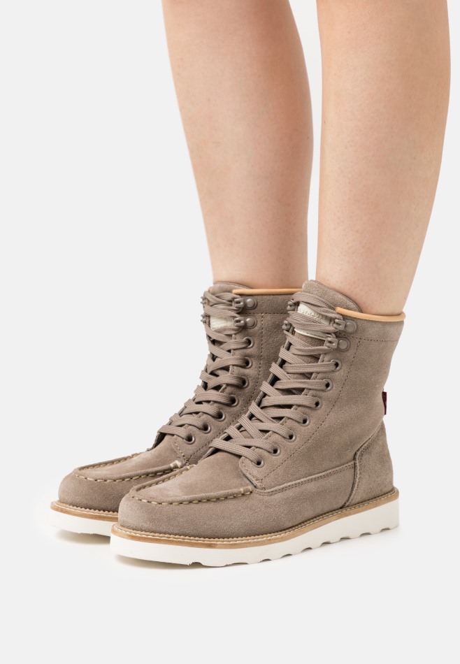 Gabour | Bottines à Lacets Exclusives Beige